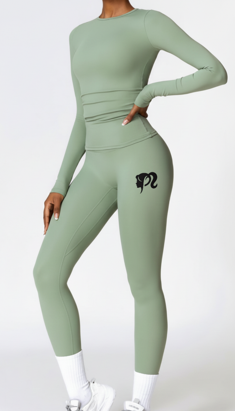 Long-Sleeve Activewear Set