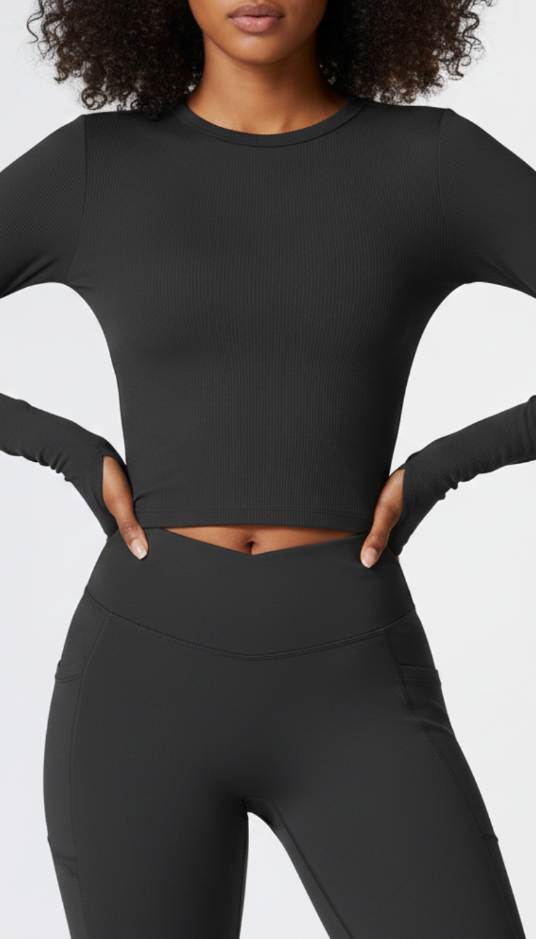 Long-Sleeve Activewear Set