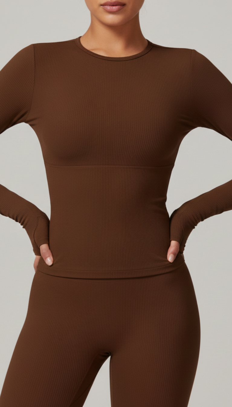 Long-Sleeve Activewear Set